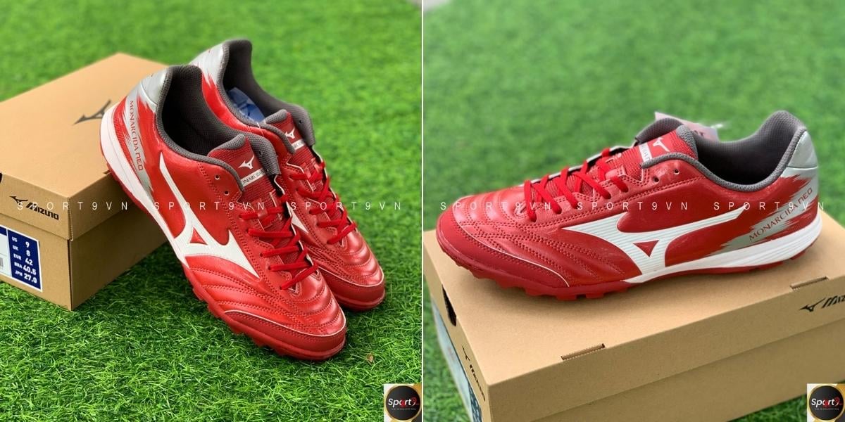 Mizuno Monarcida Neo Sala Pro TF - Q1GB222160 - Màu Đỏ